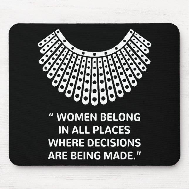 Högsta domstolen RUTH BADER GINSBURG Rbg Musmatta (Framsidan)