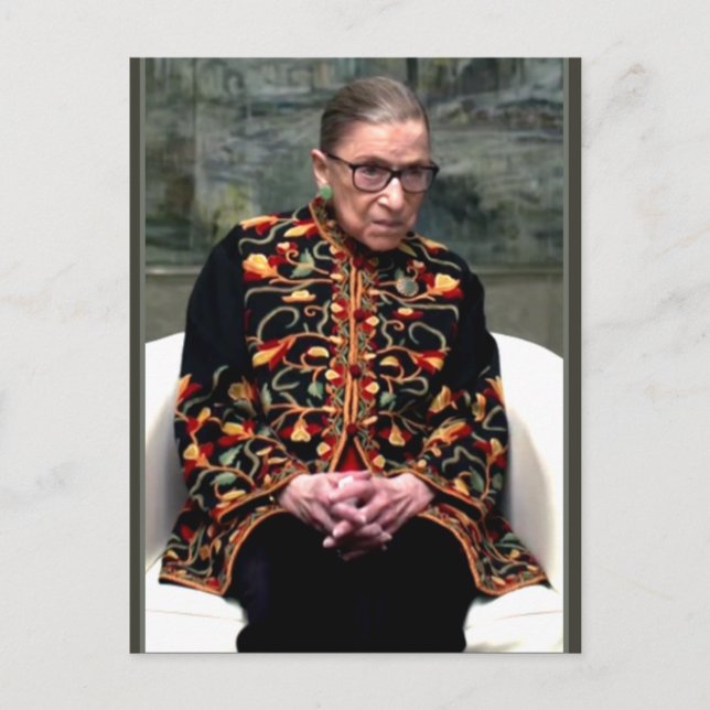 Högsta domstolen Ruth Bader Ginsburg Vykort (Framsida)
