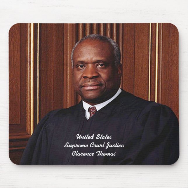 Högsta domstolenrättvisa Clarence Thomas Musmatta (Framsidan)