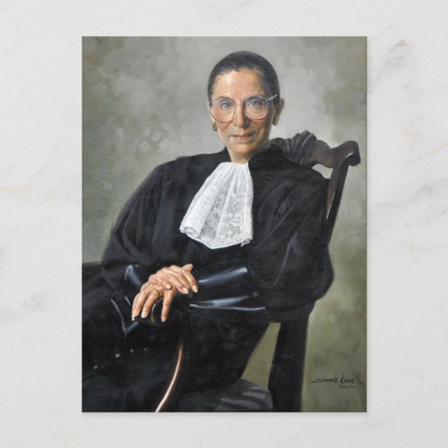 Högsta domstolens domare Ruth Bader Ginsburg Vykort (Framsida)