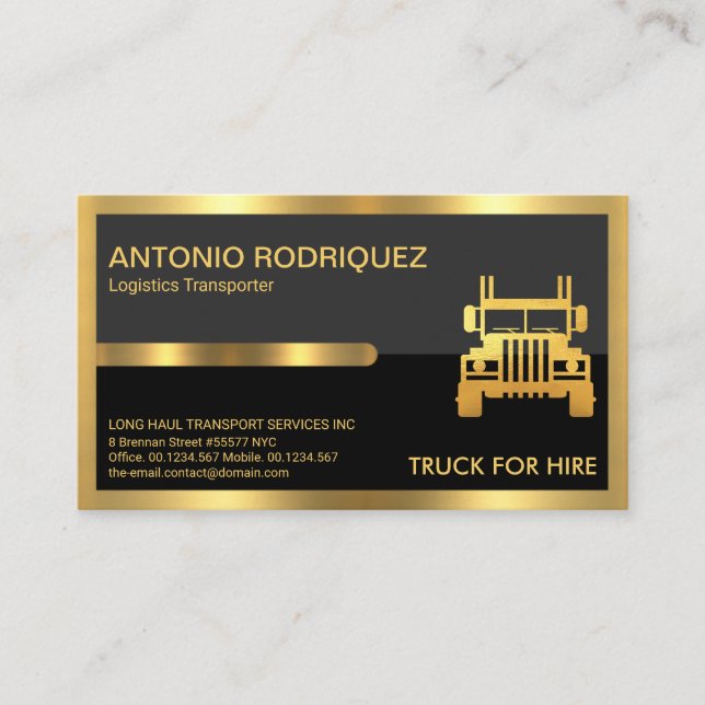 Högsta Guld Tab Ram Grått Black Lagrar Visitkort (Framsida)