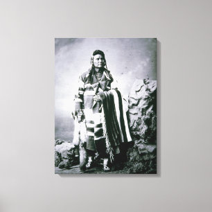 Högsta Joseph (1840-1904) c.1880 (b-/wfotoet) Canvastryck