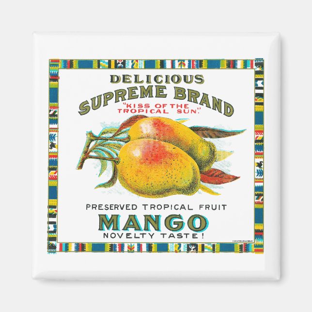Högsta Mango Preserve Magnet (Framsidan)