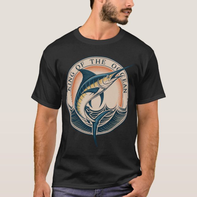 Högsta Marlin - härskare över vågorna T Shirt (Framsida)