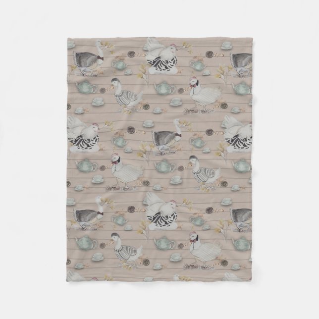 Högsta mode tryck barnrum fleecefilt (Framsidan)