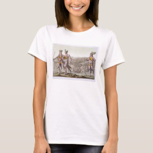 Högsta Outina, fiende av Saturiba, går bland han T Shirt