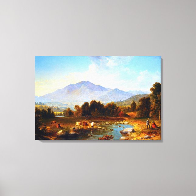 Högsta punkten Shandaken Mountains Asher Brown Dur Canvastryck (Framsida)