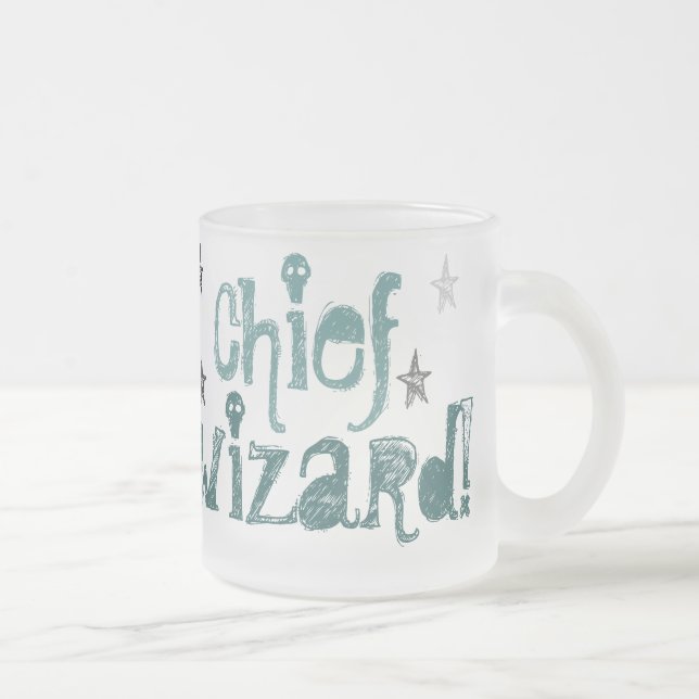 högsta trollkarl! frostad glass mugg (Höger)