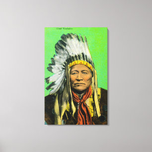 Högsta Washakie porträtt Canvastryck