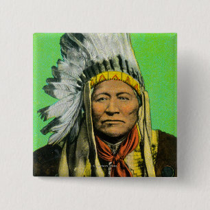 Högsta Washakie porträtt Knapp