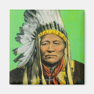 Högsta Washakie porträtt Magnet