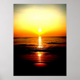 HögstaBeachsunrise Poster