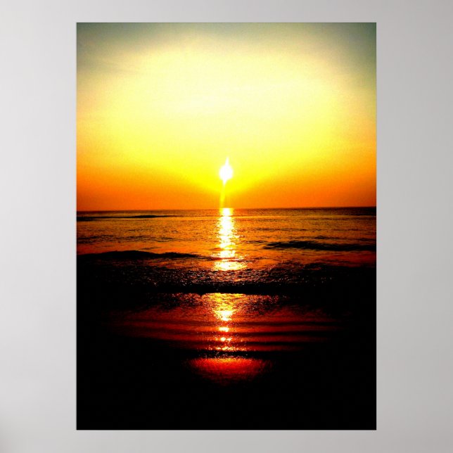 HögstaBeachsunrise Poster (Framsidan)