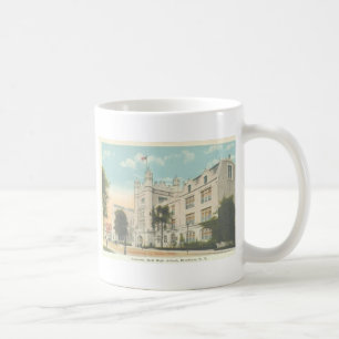 HögstadiumBrooklyn NY för Erasmus Hall mugg