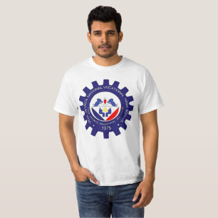 Högstadiummötet beklär avbildar endast t shirt