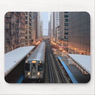 Högstämd stång i i stadens centrum Chicago öve Musmatta