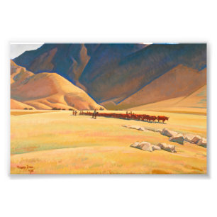 Högste Backe av Tehachapi av Maynard Dixon Fototryck
