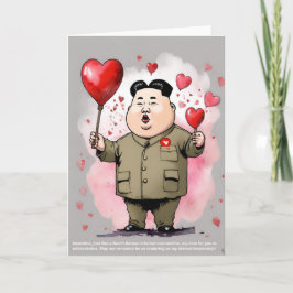 Högste ledaren Alla hjärtans dagskort Tack Kort