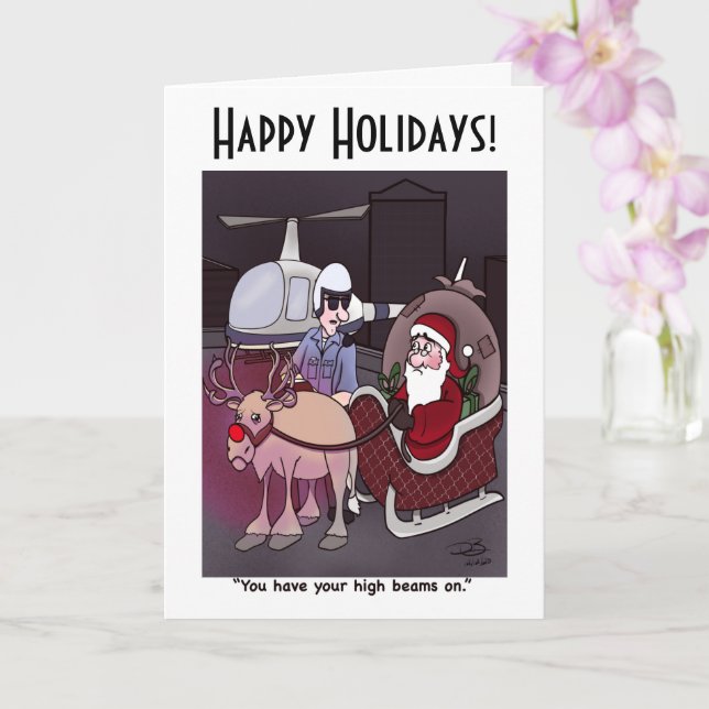 Högstrålkastare anpassad hälsningskort kort (Orkide)