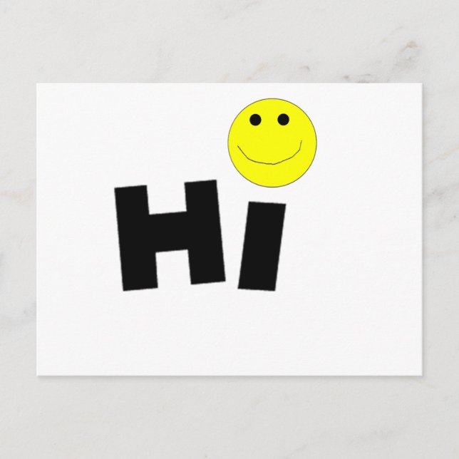 Högt ansikte) vykort (Framsida)