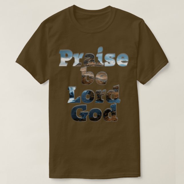 Högt att vara Gud Gud T Shirt (Design framsida)