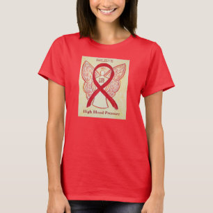 Högt blodtryck Röd medvetandegrad BandShirt T-shirt