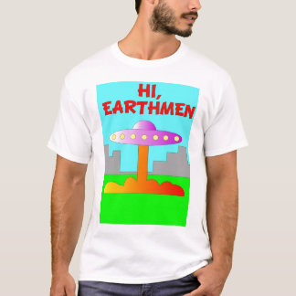 Högt Earthmen Tee Shirt