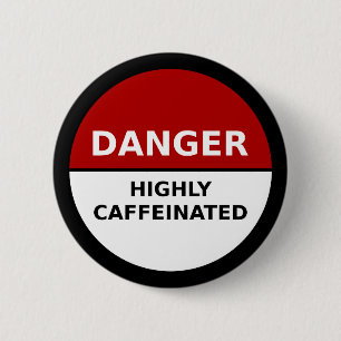 Högt knäppas Caffeinated Knapp
