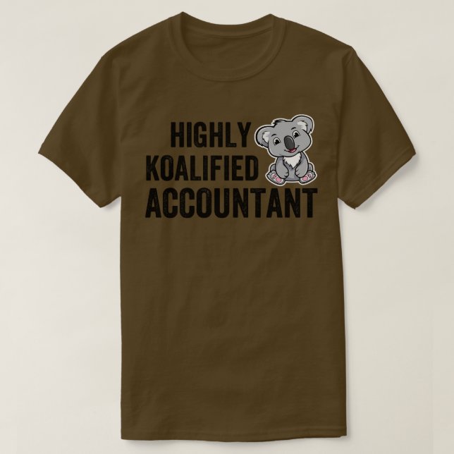 högt koalierad revisor 2 t shirt (Design framsida)