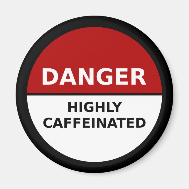 Högt koffeiniserad magnet (Framsidan)