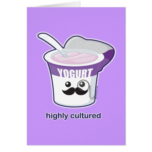 Högt kultiverat hälsningskort (Framsidan)