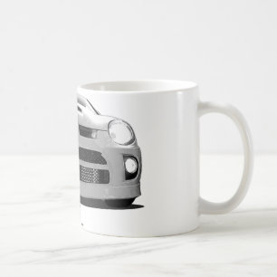 Högt neon ". ", kaffemugg