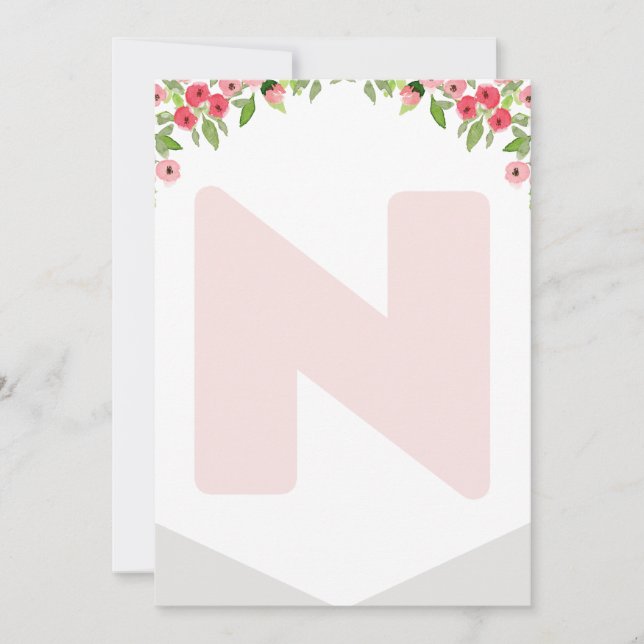 Högt ordförandeskap 1:a födelsedagelådet Brev N Inbjudningar (Framsida)