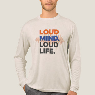 högt sinne högt liv T-Shirt Tri-Blend Tröja