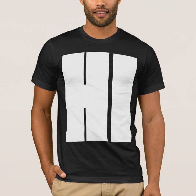 Högt T-shirt (Framsida)
