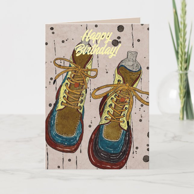 HÖGT TOPPAR SON BIRTHDAY CARD TACK KORT (Framsida)