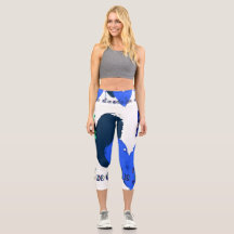 Högt upptinade Capris Leggings