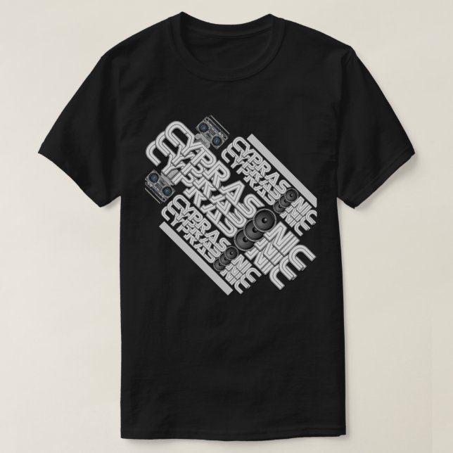 Högtalare för Cyprasonic trippel nio T Shirt (Design framsida)