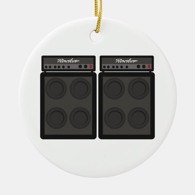 Högtalare Julgransprydnad Keramik (Framsidan)