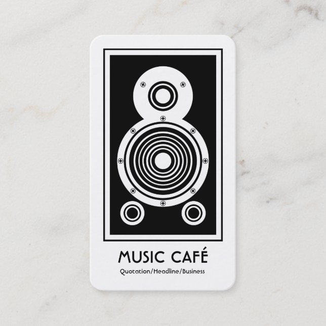 Högtalare Visitkort (Framsida)