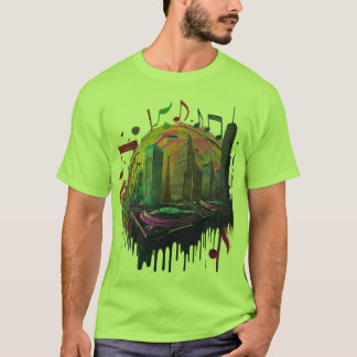 Högtalarljudvågor: Retro Beats, Modern Grooves T Shirt