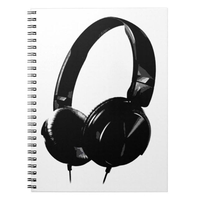 Högtalartelefon för popkonst anteckningsbok (Framsidan)
