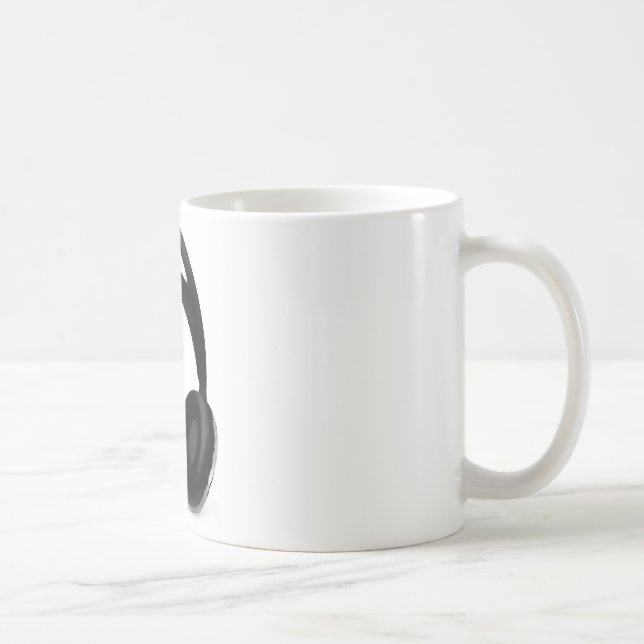 Högtalartelefon för popkonst kaffemugg (Höger)