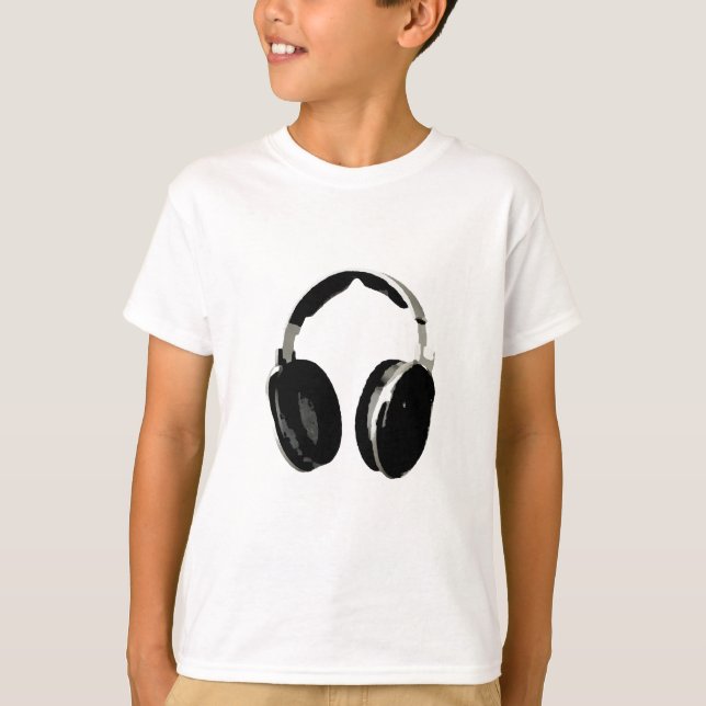 Högtalartelefon för popkonst t-shirt (Framsida)