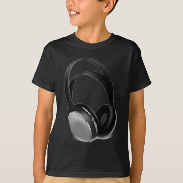 Högtalartelefon för popkonst t-shirt (Framsida)