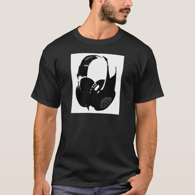 Högtalartelefon för popkonst t shirt (Framsida)