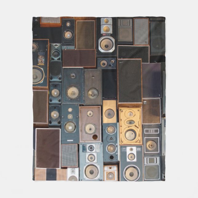 Högtalarvägg Fleecefilt (Framsidan)