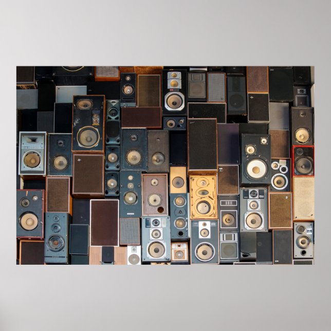 Högtalarvägg Poster (Framsidan)