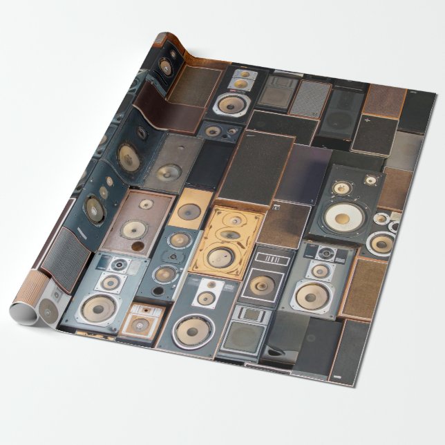 Högtalarvägg Presentpapper (Utrullad)