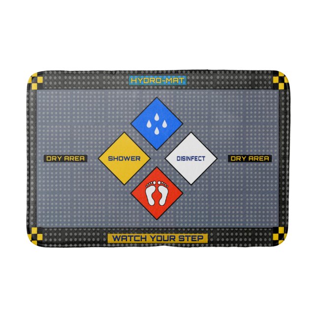 Högteknologisk badmatta badrumsmatta (Framsidan)
